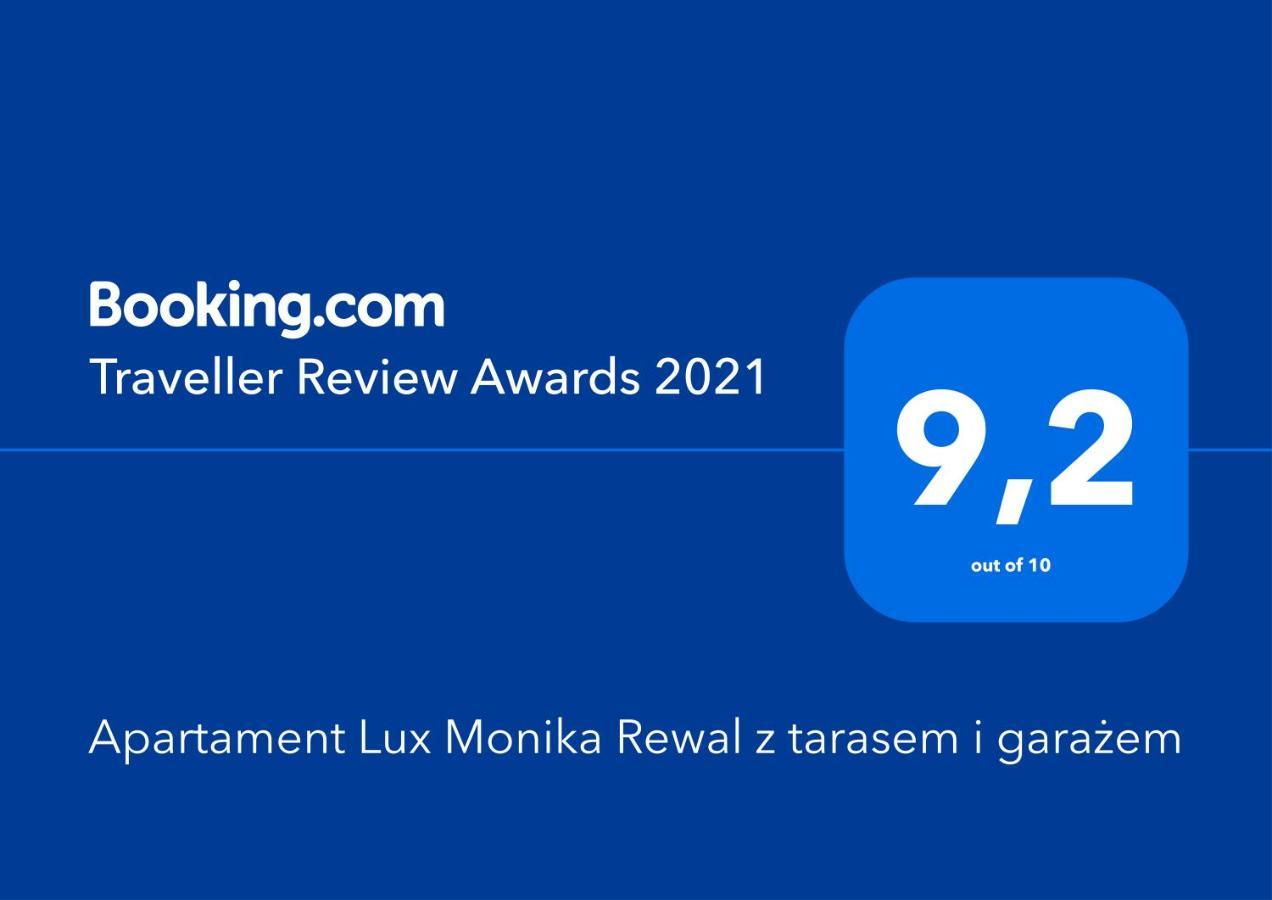 Apartament Lux Monika Rewal Z Tarasem I Garazem 外观 照片